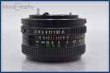 ★良品★ キヤノン Canon NEW FD 50mm F1.8 前後キャップ&amp;レンズフィルター付 ★完動★同梱可 #am892