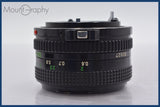 ★良品★ キヤノン Canon NEW FD 50mm F1.8 前後キャップ&amp;レンズフィルター付 ★完動★同梱可 #am892