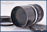 【動作保証】 ミノルタ MINOLTA MC TELE ROKKOR-PF 135mm F2.8 前後キャップ&amp;レンズフィルター付 同梱無料 #am8921