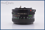 【動作保証】 キヤノン Canon NEW FD 50mm F2 前後キャップ&amp;レンズフィルター付 同梱無料 #am8964