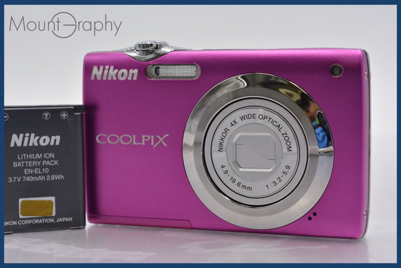 ★ジャンク特価★ ニコン Nikon COOLPIX S3000 4x バッテリー付属 同梱可 #am898