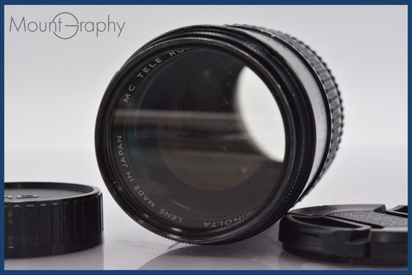★良品★ ミノルタ MINOLTA  MC TELE ROKKOR 135mm F2.8 ★完動★同梱可 #am915