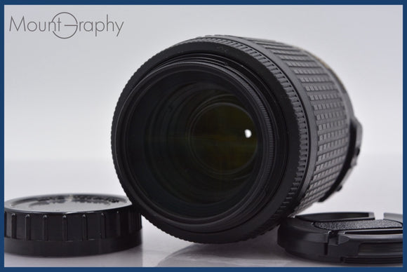 ★極上美品★ ニコン Nikon AF-S NIKKOR DX 55-200mm F4-5.6 G ED VR 前後キャップ&レンズフィルター付 ★完動★同梱可 #am928
