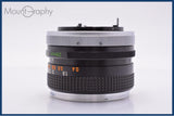 【動作保証】 キヤノン Canon FD 28mm F3.5 前後キャップ&レンズフィルター付 同梱無料 #am9355