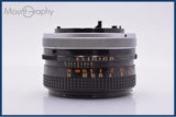 【動作保証】 キヤノン Canon FD 50mm F1.8 S.C. 前後キャップ&レンズフィルター付 同梱無料 #am9363