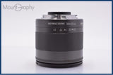 【動作保証】 キヤノン Canon EF-M 11-22mm F4-5.6 IS STM 前後キャップ&レンズフィルター&フード付 同梱無料 #am9374