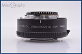難あり ニコン Nikon AF-S TELECONVERTER TC-14E II 1.4x ボディーキャップ付 同梱無料 #am9377