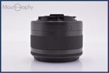 【動作保証】 キヤノン Canon EF-M 15-45mm F3.5-6.3 IS STM 前後キャップ付 同梱無料 #am9379