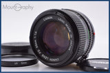 【動作保証】 キヤノン Canon NEW FD 50mm F1.4 前後キャップ&レンズフィルター付 同梱無料 #am9414
