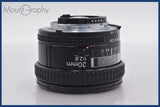 ★極上美品★ ニコン Nikon AF NIKKOR 20mm F2.8 前後キャップ&amp;レンズフィルター付 ★完動★同梱可 #am944