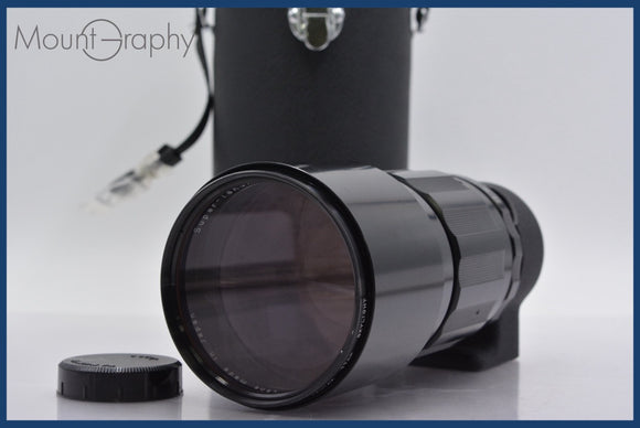 ★実用美品★ ペンタックス PENTAX  Super-Takumar 300mm F4  後期 K大文字 前後キャップ&レンズフィルター付 ★完動★同梱可 #am946