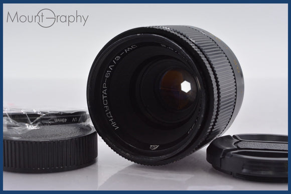★特別特価★ インダスター Industar Industar-61 50mm F2.8 前後キャップ&レンズフィルター付 M42用 同梱可 #am950