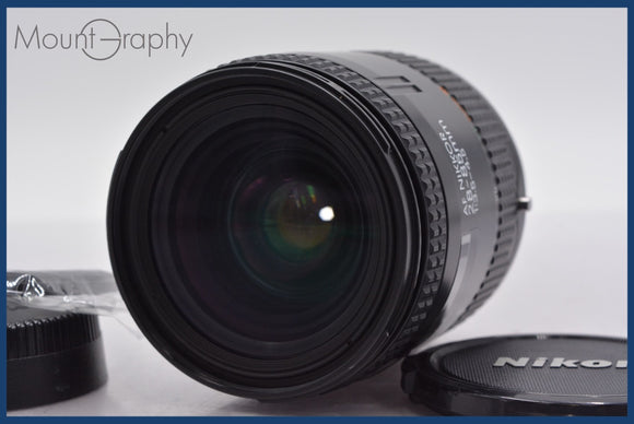 ★極上美品★ ニコン Nikon AF NIKKOR 28-85mm F3.5-4.5 前後キャップ&レンズフィルター付 ★完動★同梱可 #am958