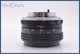 【動作保証】 ミノルタ MINOLTA MC ROKKOR-PF 50mm F1.7 前後キャップ＆レンズフィルター付 同梱無料 #am9710