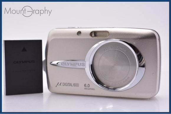 動作保証】 オリンパス Olympus μ DIGITAL 600 3x バッテリー付 同梱
