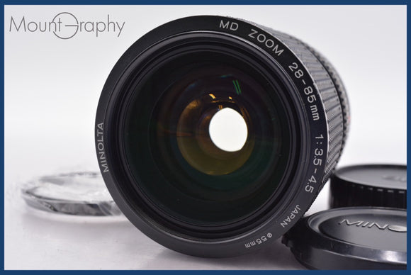 ★特別特価★ ミノルタ MINOLTA MD 28-85mm F3.5-4.5 前後キャップ&レンズフィルター付 同梱可 #am984