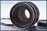 ★実用美品★ ミノルタ MINOLTA AUTO ROKKOR-PF 55mm F2 前後キャップ&amp;レンズフィルター付 同梱可 #am986