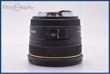 【動作保証】 シグマ SIGMA DG HSM EX 50mm F1.4 前後キャップ付 キヤノンEF用(AF) 同梱無料 #am9979