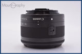 【美品・動作保証】 キヤノン Canon EF-M 15-45mm F3.5-6.3 IS STM 前後キャップ＆レンズフィルター付 同梱無料 #am9987