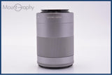 【動作保証】 キヤノン Canon EF-M 55-200mm F4.5-6.3 IS STM 前キャップ＆レンズフィルター付 同梱無料 #am9992