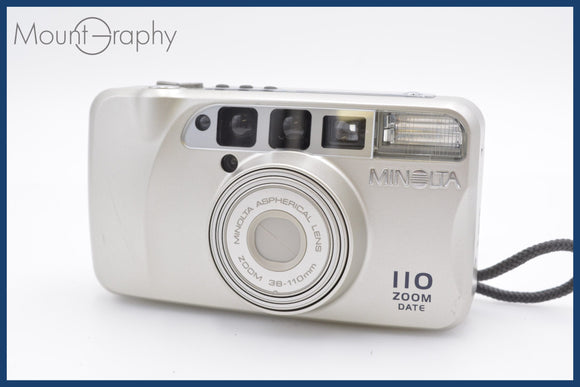 ミノルタ MINOLTA 110 ZOOM DATE 38-110mm ストラップ付属 ☆完動品 ...