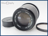 ★実用美品★ CANON キヤノン FD 135mm F3.5 S.C. 後キャップ、フィルター付 同梱可 #i10527