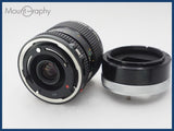 ★良品★ CANON キヤノン NEW FD 50mm F3.5 + EXTENSION TUBE FD 25 後キャップ付 同梱可 #i10529