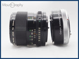 ★良品★ CANON キヤノン NEW FD 50mm F3.5 + EXTENSION TUBE FD 25 後キャップ付 同梱可 #i10529
