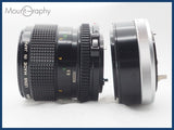 ★良品★ CANON キヤノン NEW FD 50mm F3.5 + EXTENSION TUBE FD 25 後キャップ付 同梱可 #i10529
