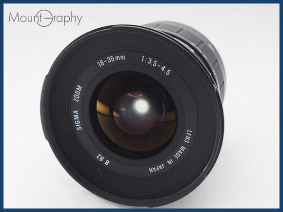 ★特別特価★ SIGMA シグマ AF ZOOM 18-35mm F3.5-4.5 キヤノンEF用(AF) 同梱可 #i10534