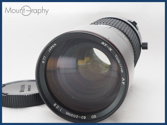 ★極上美品★ TOKINA トキナー AT-X SD 80-200mm F2.8 後キャップ付 キヤノンEF用(AF) 同梱可 #i10536