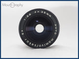 ★実用美品★ MAMIYA マミヤ sekor SX 35mm F2.8 後キャップ、フィルム付 同梱可 #i10550
