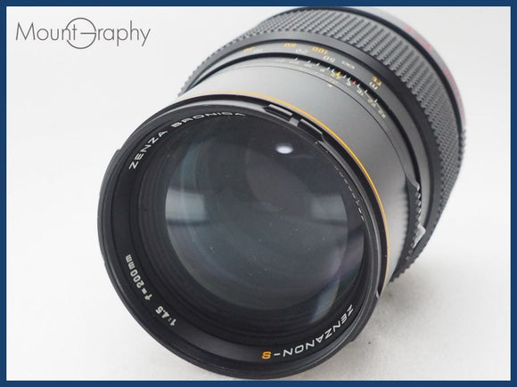 ★特別特価★ ZENZA BRONIKA ゼンザブロニカ ZENZANON-S 200mm F4.5 同梱可 #i10551