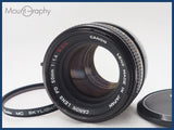 ★特別特価★ CANON キヤノン FD 50mm F1.4 S.S.C. 前キャップ、フィルター付 同梱可 #i10558