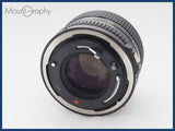 ★良品★ CANON キヤノン NEW FD 50mm F1.4 レンズフィルター付 同梱可 #i10560