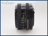 ★良品★ CANON キヤノン NEW FD 50mm F1.8 レンズフィルター付 同梱可 #i10562