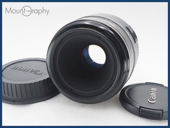 ★実用美品★ CANON キヤノン COMPACT-MACRO EF 50mm F2.5 前後キャップ付 同梱可 #i10564