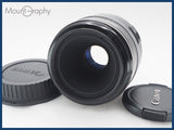 ★実用美品★ CANON キヤノン COMPACT-MACRO EF 50mm F2.5 前後キャップ付 同梱可 #i10564