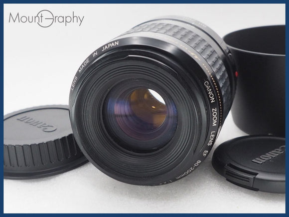 ★良品★ CANON キヤノン EF 80-200mm F4.5-5.6 USM 前後キャップ、フード付 同梱可 #i10568