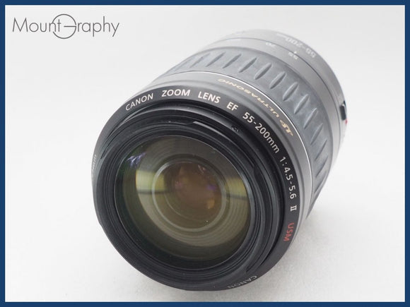 ★実用美品★ CANON キヤノン EF 55-200mm F4.5-5.6 II USM 同梱可 #i10571