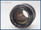 ★実用美品★ CANON キヤノン FD 50mm F1.4 S.S.C. 同梱可 #i10590