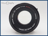 ★良品★ CANON キヤノン FD 50mm F1.4 S.S.C. 同梱可 #i10591