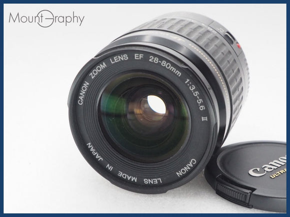 ★良品★ CANON キヤノン EF 28-80mm F3.5-5.6 II USM 前キャップ付 同梱可 #i10594
