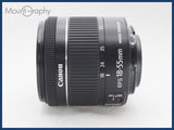 ★良品★ CANON キヤノン EF-S 18-55mm F4-5.6 IS STM 前後キャップ付 同梱可 #i10602