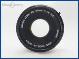 ★実用美品★ CANON キヤノン FD 50mm F1.8 S.C. 同梱可 #i10626
