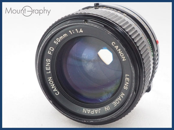★良品★ CANON キヤノン NEW FD 50mm F1.4 同梱可 #i10627