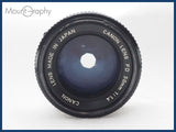 ★良品★ CANON キヤノン NEW FD 50mm F1.4 同梱可 #i10627