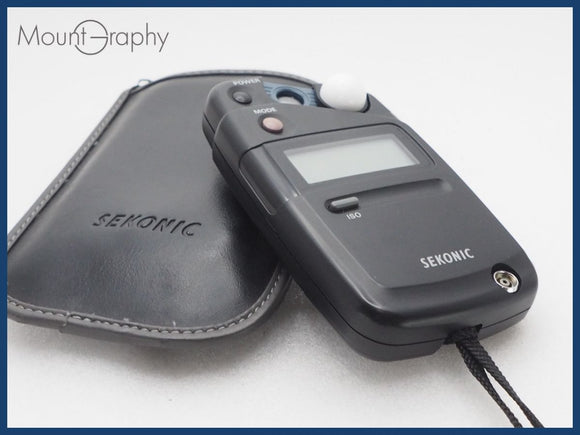 ★極上美品★ SEKONIC セコニック FLASHMATE MODEL L-308B 革ケース付 同梱可 #i10664