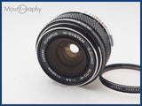 ★極上美品★ OLYMPUS オリンパス G.ZUIKO AUTO-W 28mm F3.5 レンズフィルター付 同梱可 #i10682