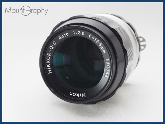 ★極上美品★ NIKON ニコン NIKKOR-Q・C Auto 135mm F3.5 同梱可 #i10719